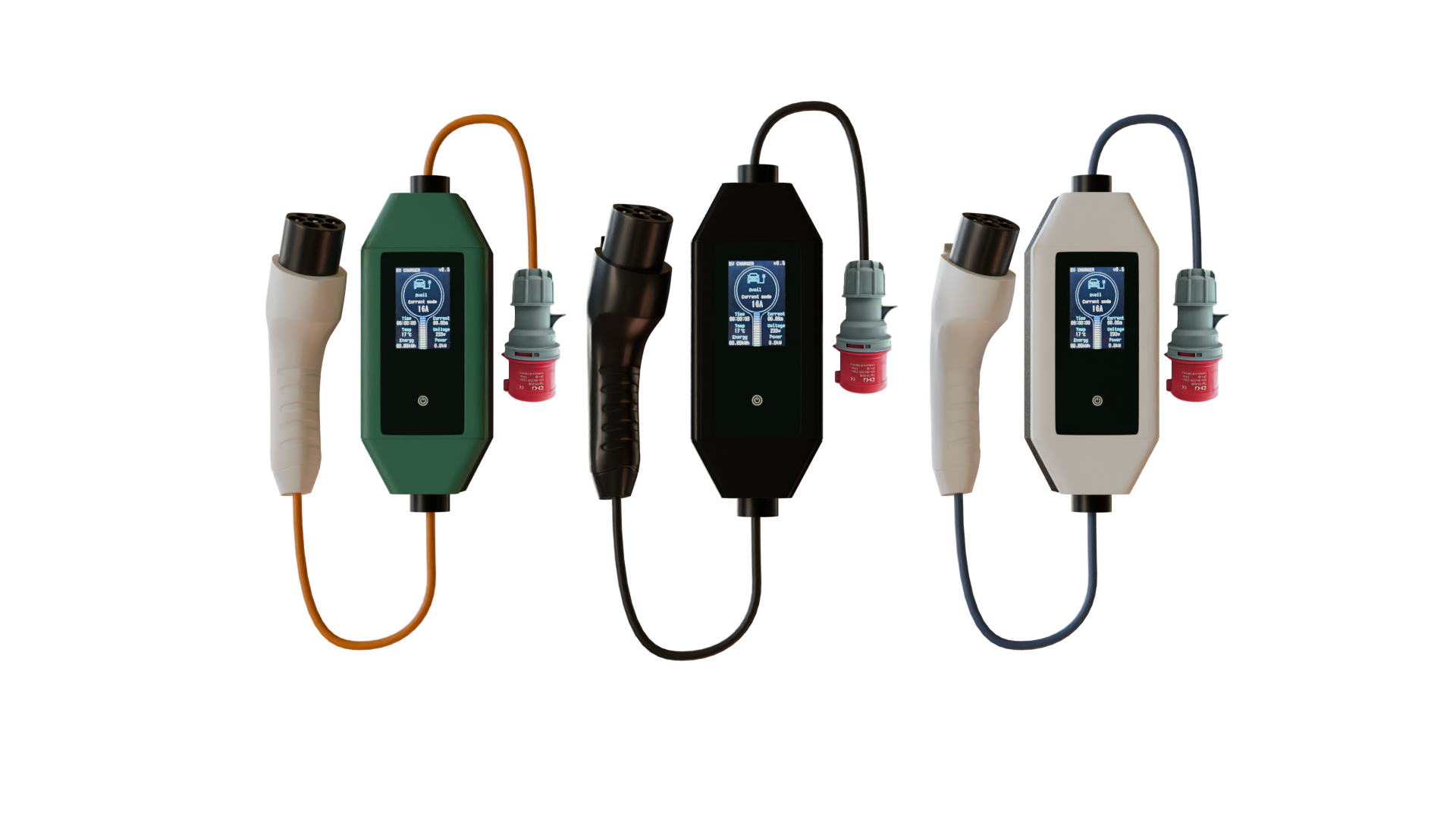 11KW便携款交流充电枪