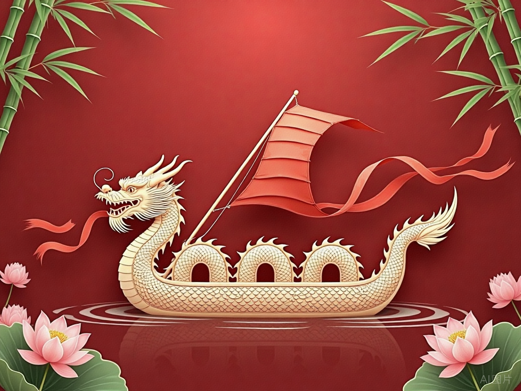 粽叶飘香迎端午，阖家安康庆佳节