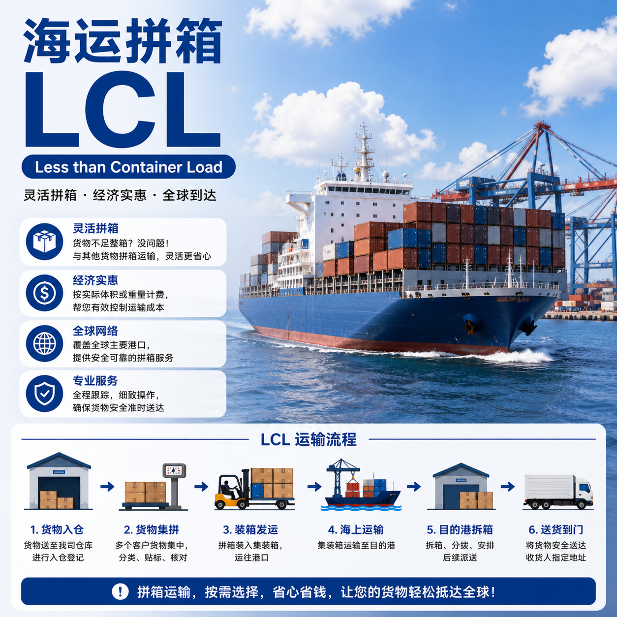 海运拼箱 LCL