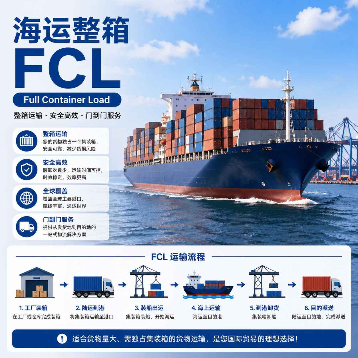 海运整箱 FCL