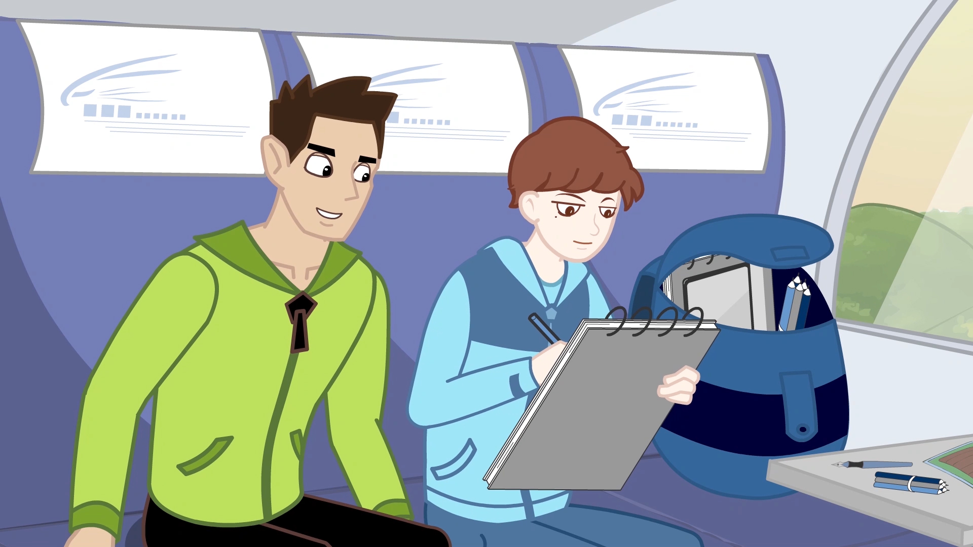 The Moyu Animation Company墨羽动画旗下动画片行游记剧Xing's Traveloguei剧照之行游记宣传片