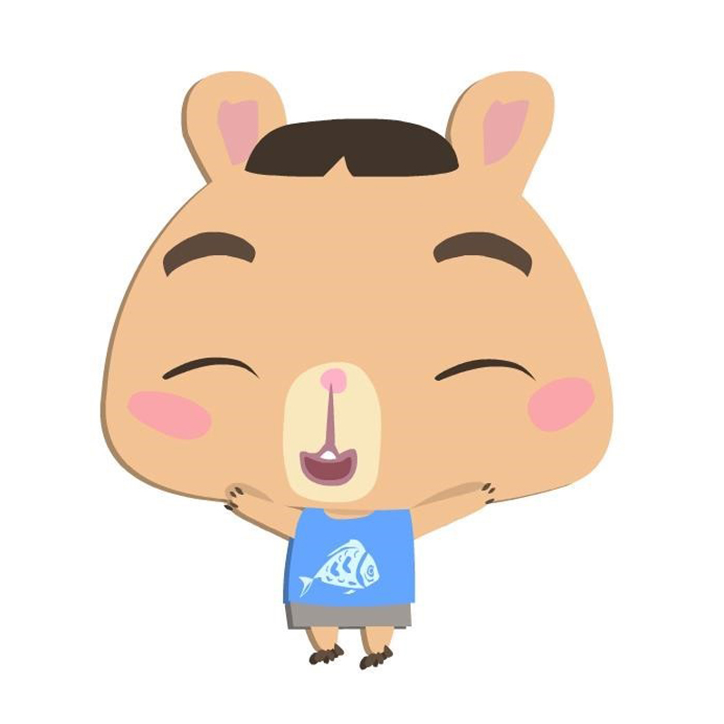 The Moyu Animation Company墨羽动画旗下动画片熊兔子贝贝 Bearabbit Beibei系列人物之涛涛