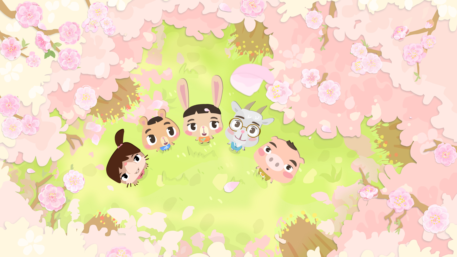 The Moyu Animation Company墨羽动画旗下动画片熊兔子贝贝 Bearabbit Beibei剧照之熊兔子贝贝-春季篇-海报08