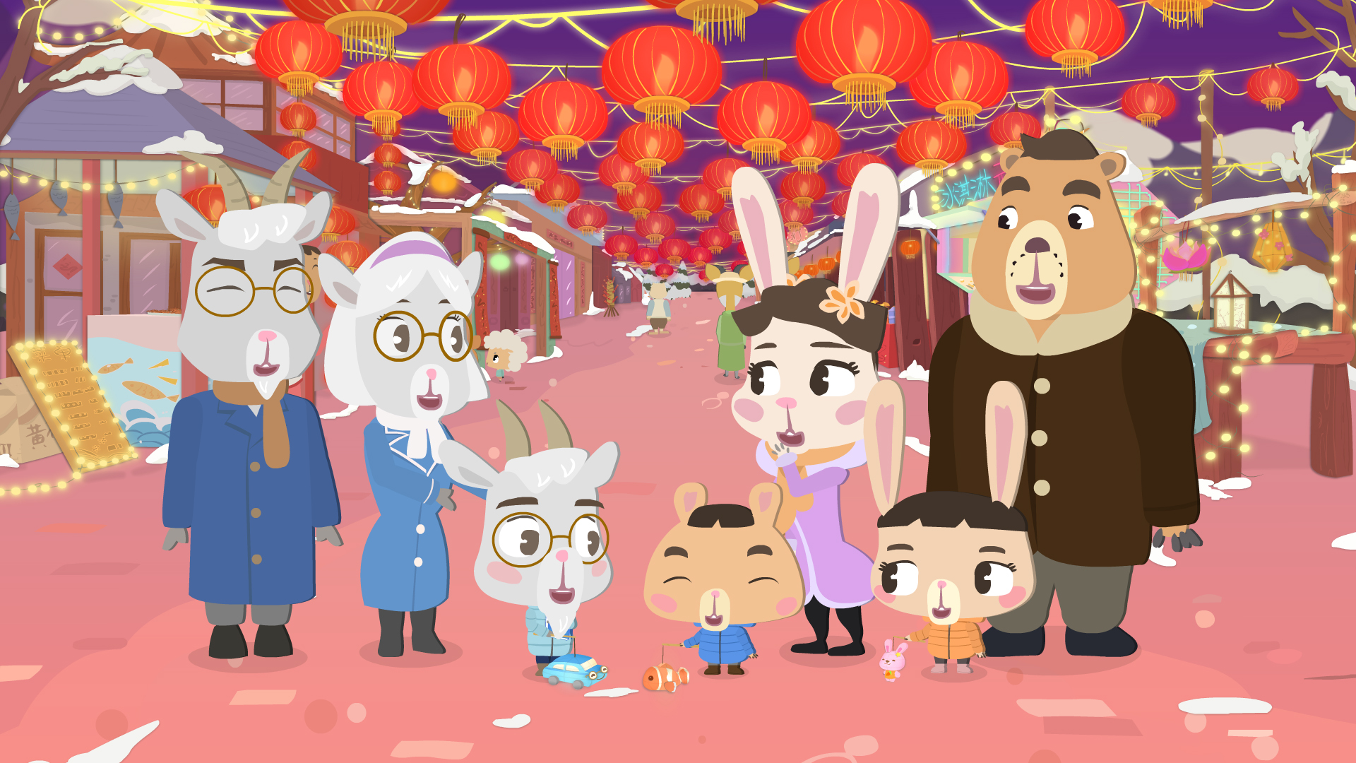 The Moyu Animation Company墨羽动画旗下动画片熊兔子贝贝 Bearabbit Beibei剧照之熊兔子贝贝-冬季篇-海报04