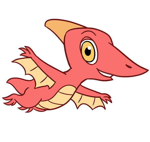 The Moyu Animation Company 墨羽动画旗下动画片三只小恐龙Three Little Dinosaurs系列人物之小飞
