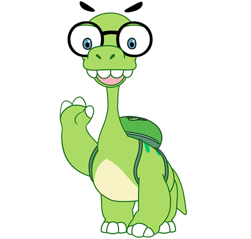 The Moyu Animation Company 墨羽动画旗下动画片三只小恐龙Three Little Dinosaurs系列人物之小远-1