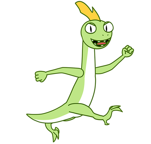 The Moyu Animation Company 墨羽动画旗下动画片三只小恐龙Three Little Dinosaurs剧照之闪电