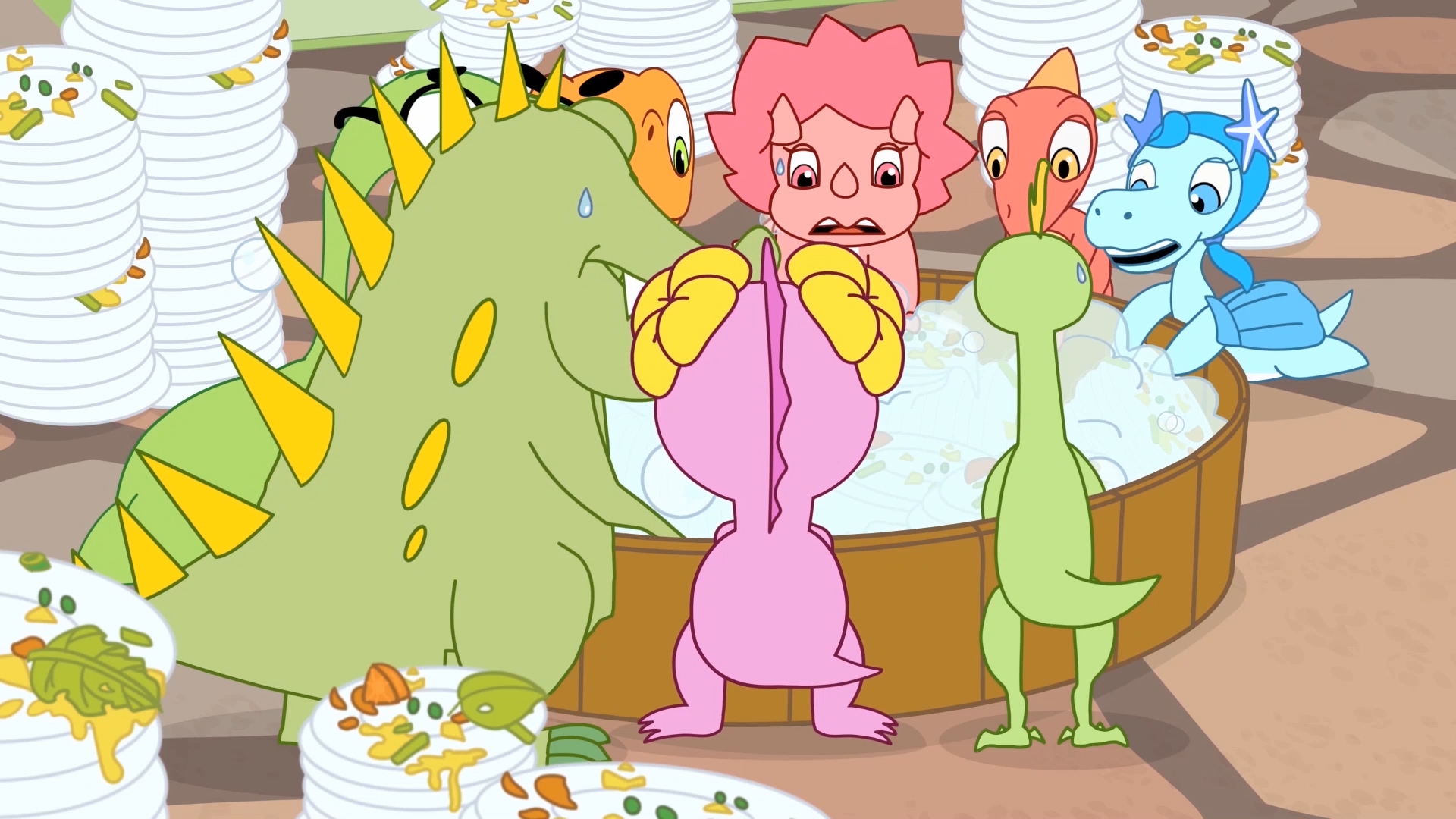 The Moyu Animation Company 墨羽动画旗下动画片三只小恐龙Three Little Dinosaurs剧照之10