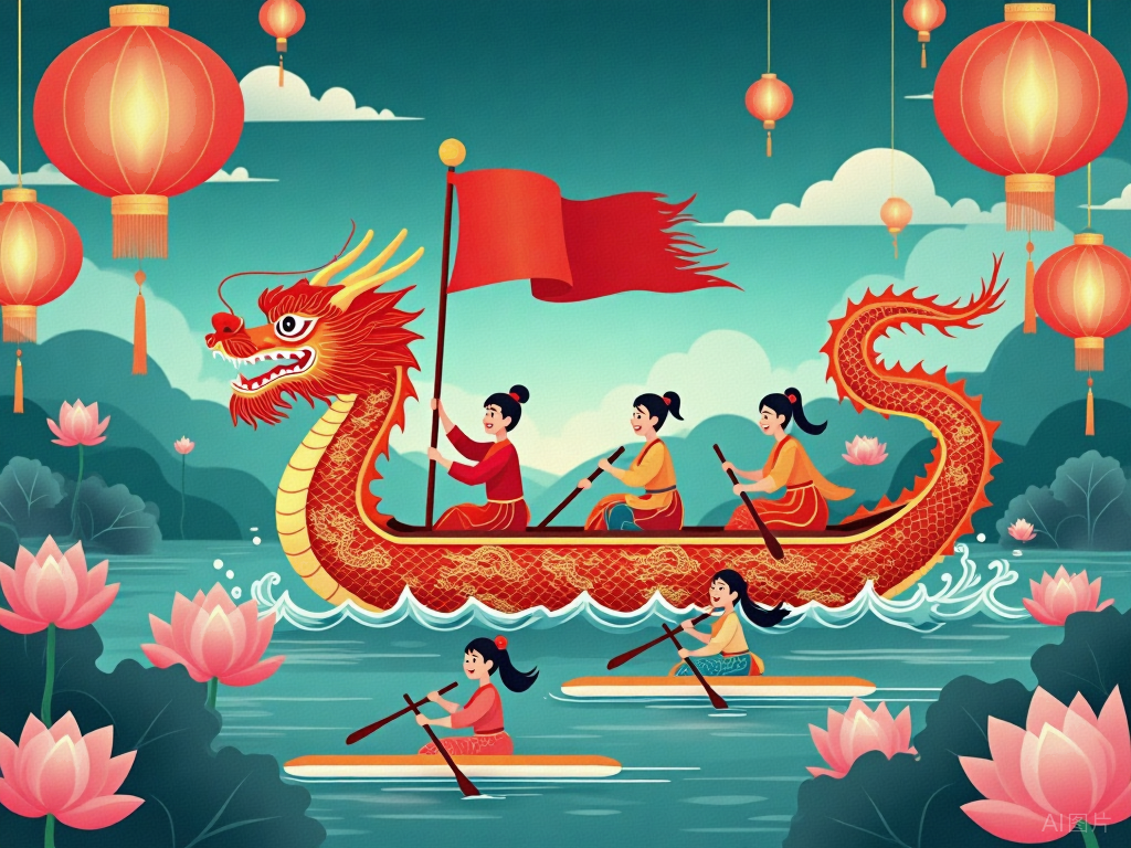 端陽納福，祥瑞安康