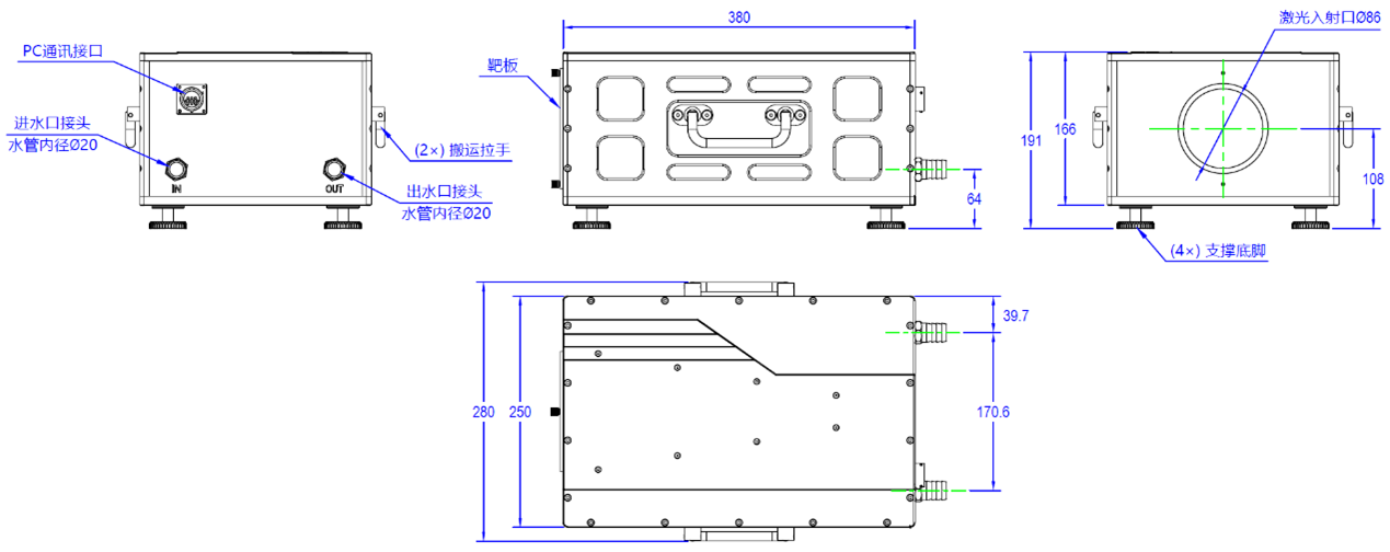 国产激光功率计-80kW