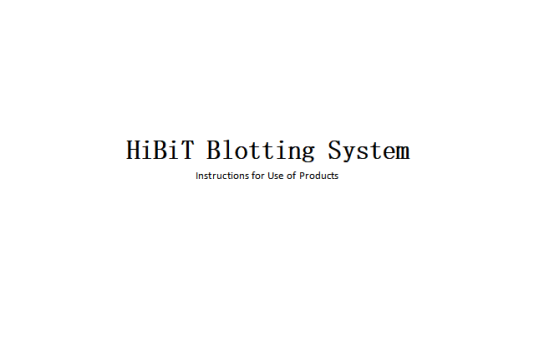 HiBiT Blotting System