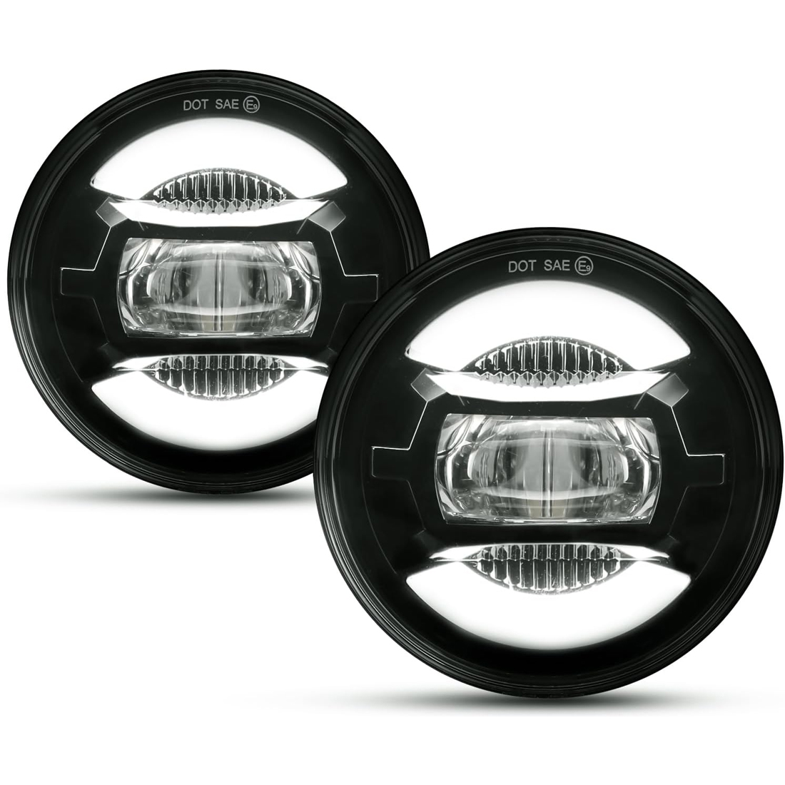 LED Fog Light Compatible with Tacoma 2005-2011/ Solara 2004-2006/ Tundra 2007-2013/ Sequoia 2008-2015 Front Bumper Driving Fog Lamp Assembly, DOT Approved