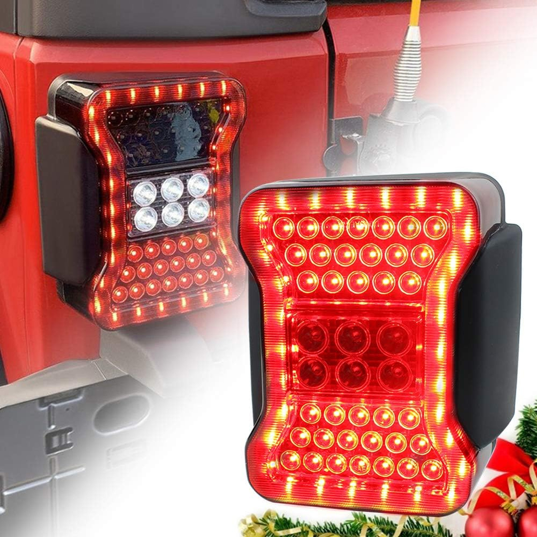 New EU/USA version tail light for Jeep Wrangler JK Tail lamp LED Brake Reverse turn Signal Lamps tail light truck