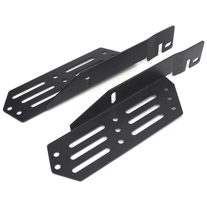 2pcs Aluminum Alloy Fog Light Mount Brackets forRaptor 17-19, Strong Support, Adjustable Height, Exquisite Design, Black