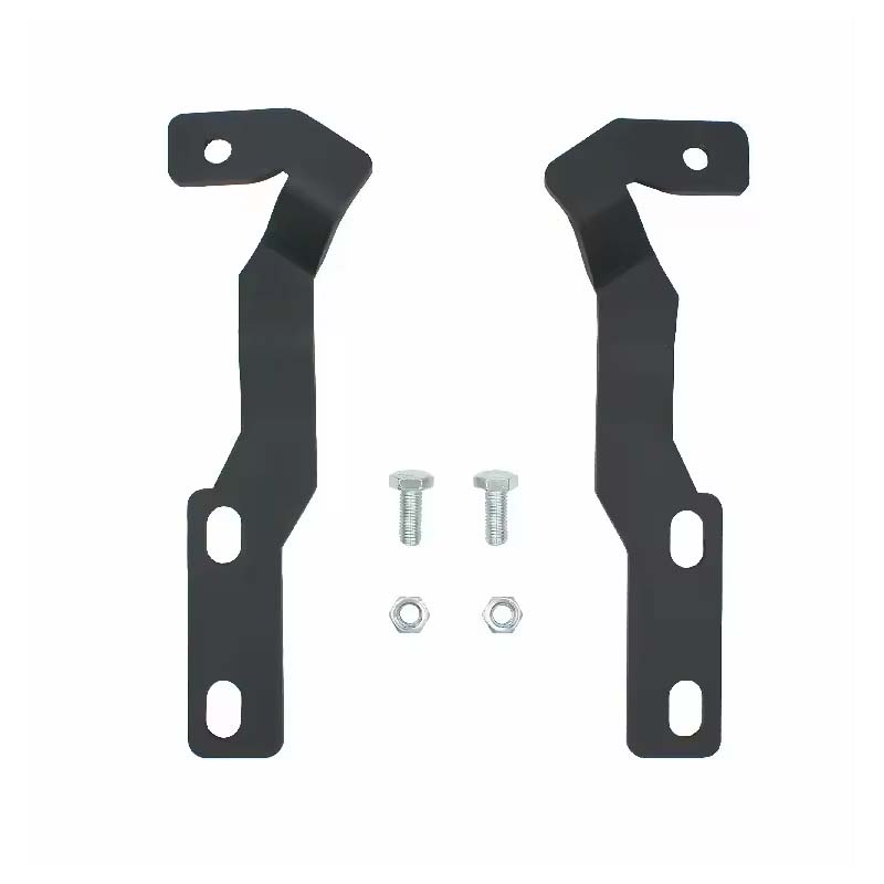LED Light Pod Metal Hood Mount Bracket Kit Ditch Hood Light Brackets Compatible with 2016-2017 Toyota Tacoma