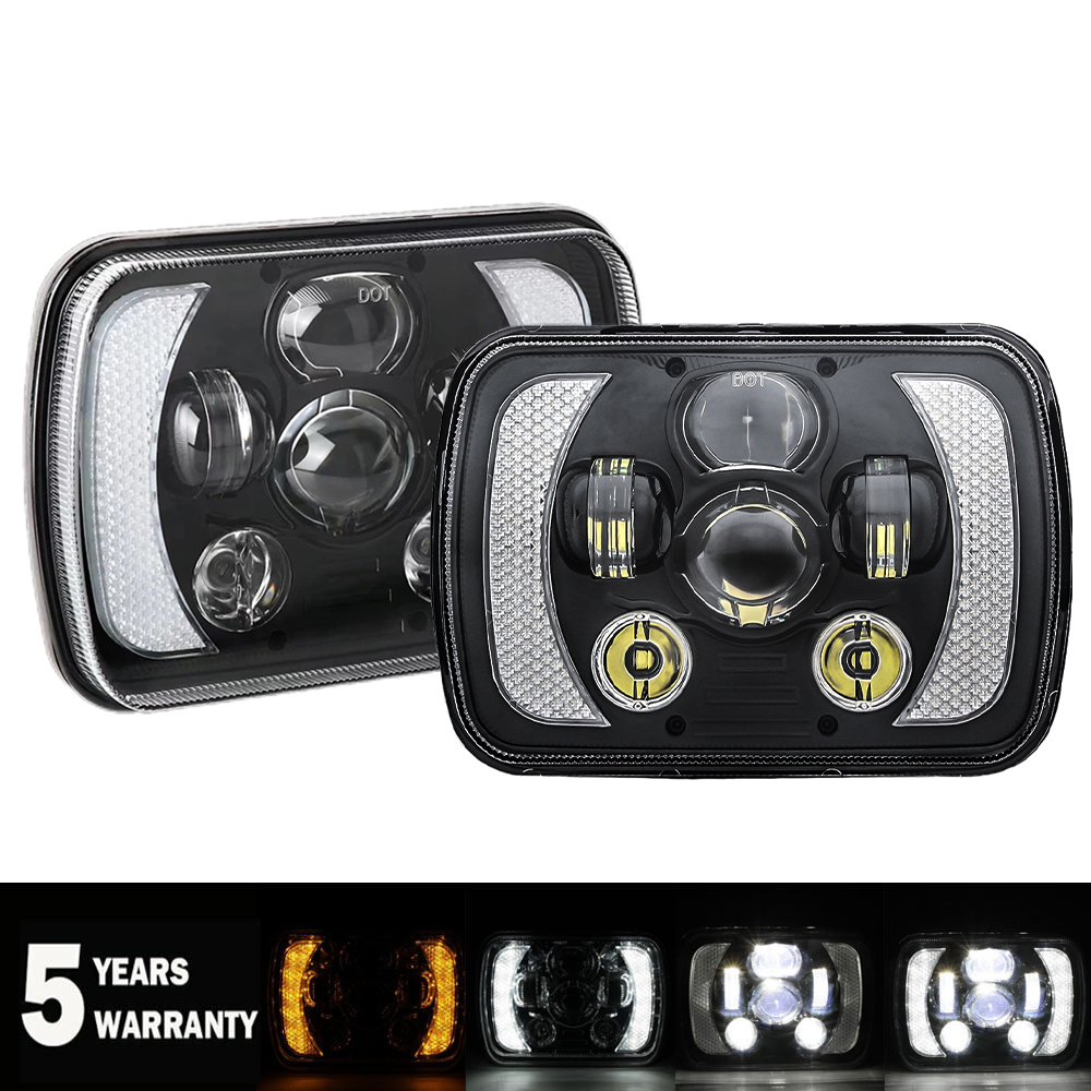 Perfect dual color 4 inch led light bar multifunctional maintenance work light with magnet led light 12 volt dc for car