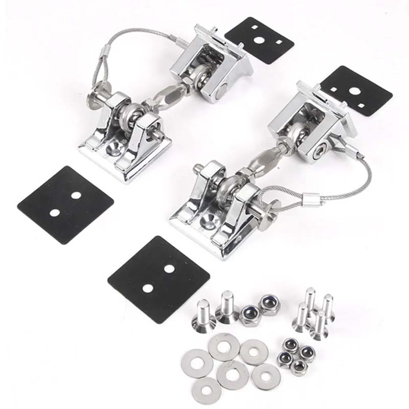 Metal Hood Lock Catch Latch Bracket Latches Buckle Red/Black Fit For Wrangler JK Unlimited 2007-2017 Car-Styling