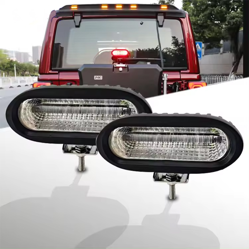 Automotive LED Work Light 50W Navigation Reversing Light Hybrid Off road Vehicle Retrofitting Spotlight Engineering Light