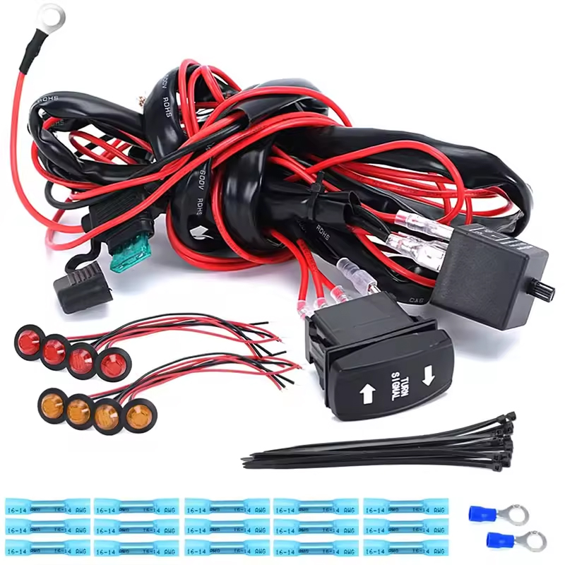 Wholesale ATV UTV Street Legal Kit with Turn Signal Rocker Switch, Universal Turn Signal Kit For Polaris RZR Ranger Turbo Can-Am