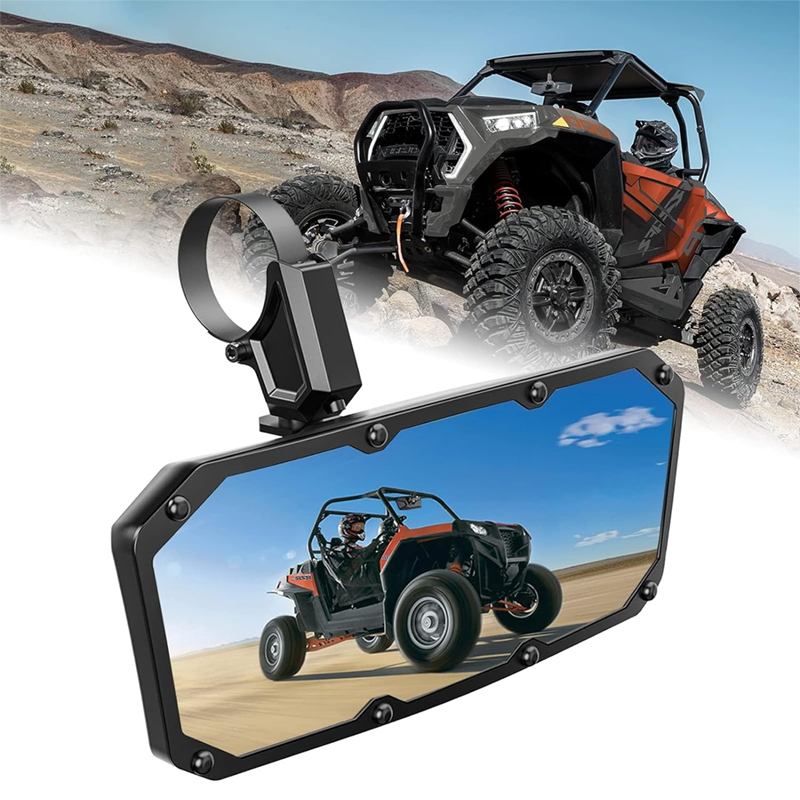 UTV Rear View Mirror, Esploratori SXS Center Rearview Mirror with 1.5