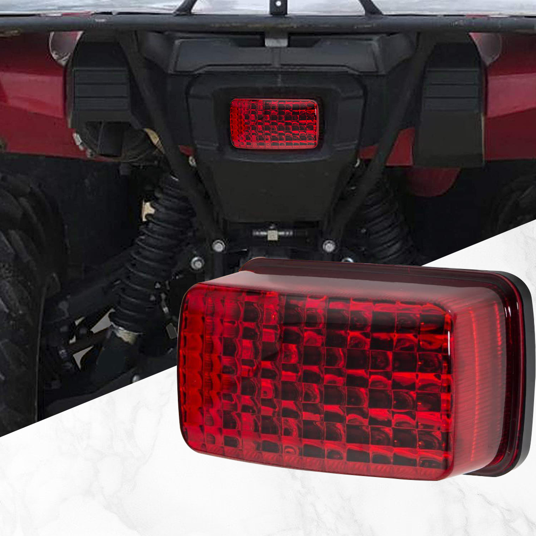 Tail Light ATV Taillight Rear Brake Lamp for Yamaha Grizzly Big Bear Bruin OEM 5KM-8472C-10-00