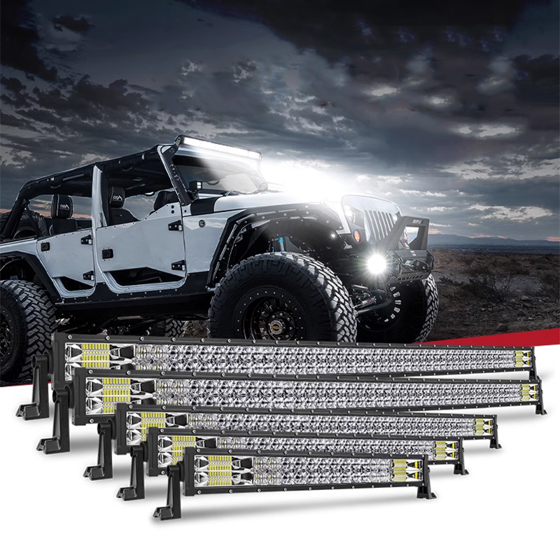 Manufacturer's direct supply of popular LED lights, high-power off-road vehicle long strip lights