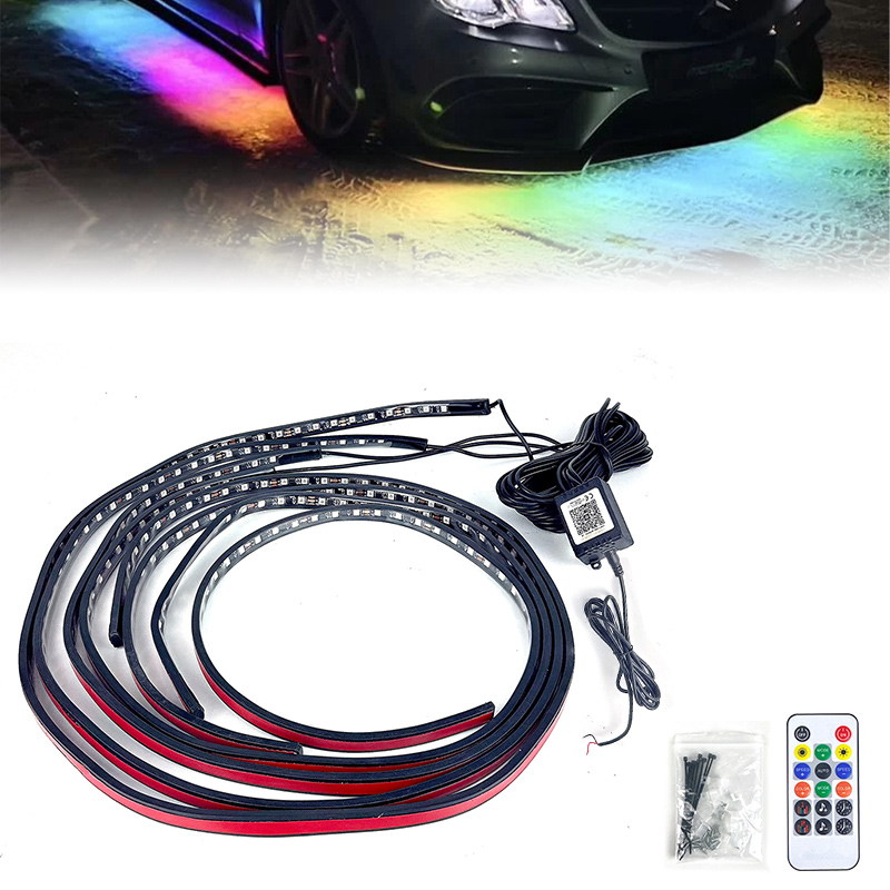 120x150cm APP Colorful Environment Chassis Light Atmospheric Light LED Strip Light, Suitable for Off road 4x4 ATV Vehicles