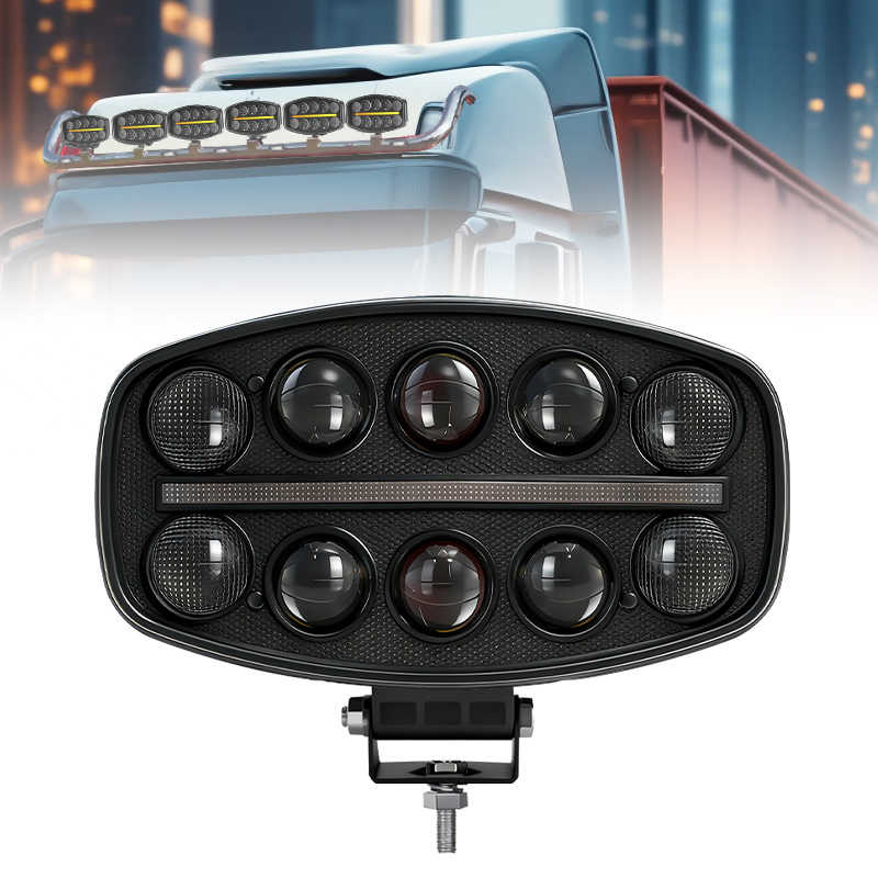 12V 24V 9 Inch square Spot Light Offroad LED Work Light Universal Auxiliary Driving Light for ATV Trucks Cars