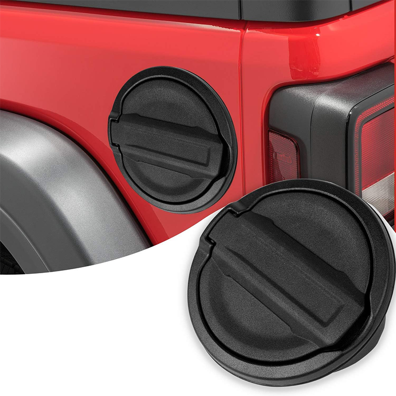 Wholesale Gas Cap Cover Fuel Filler Tank Cap Door for Jeep Wrangler 2007-2018 JK & Unlimited
