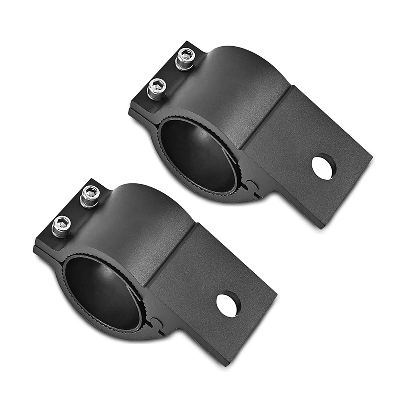 Tube Clamp Mounting Bracket for 2.5 Inch Bull Bar Roof Rack Roll Cage Mounts LED Square Round Work Light & Light Bar (Adjustable Between 64-69mm/2.5-2.7inch)