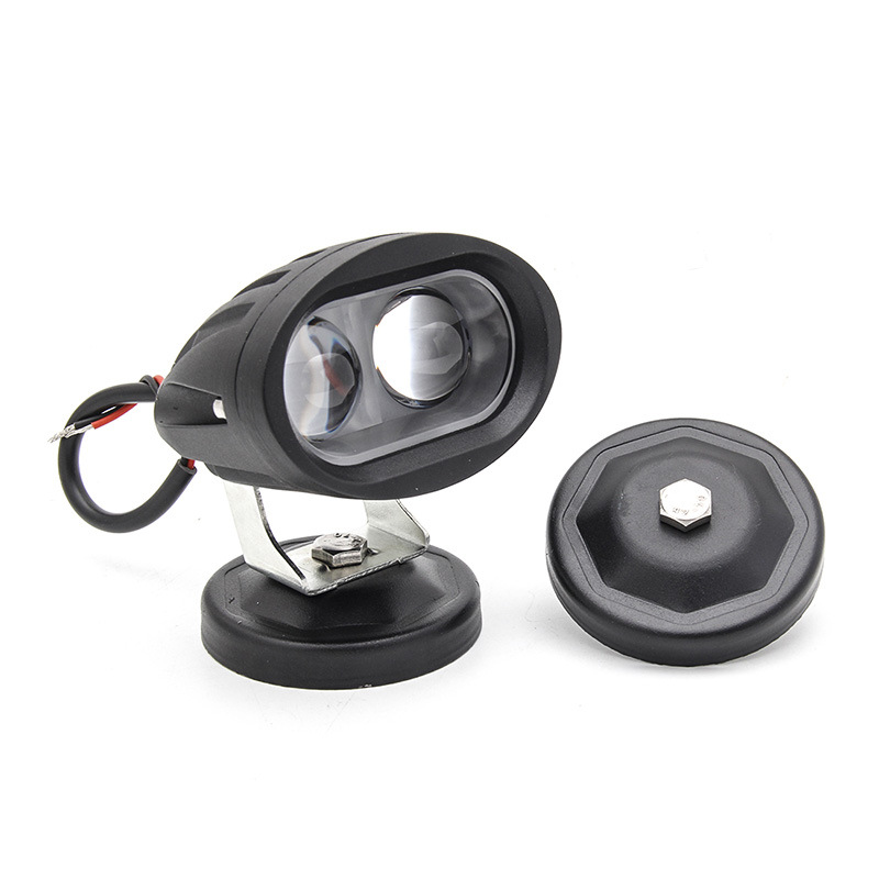 Universal-fit Ultra Strong Power Magnet Mounting Base Magnetic Bracket for LED Offroad Light Rubber Pad to Prevent Scratche