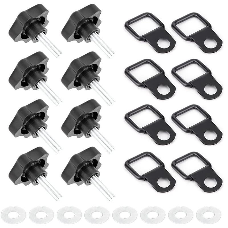 Tbest Car Pull Buckle,Car Roof Screw Pull Buckle Kit Accessories Fit for Wrangler JK JL 2007 2018 2 Door