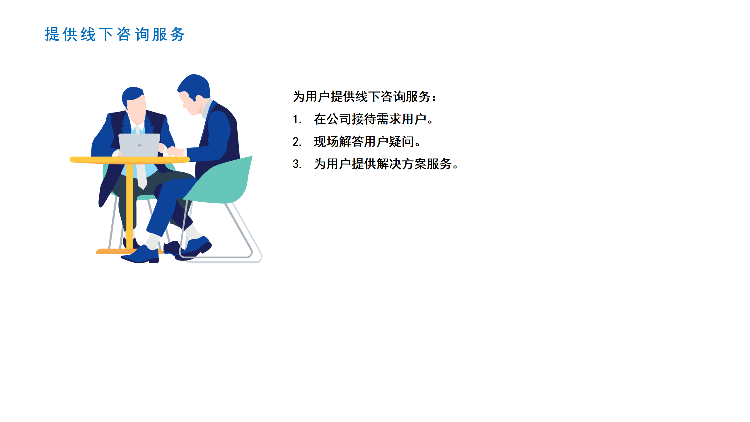 06提供线下咨询服务