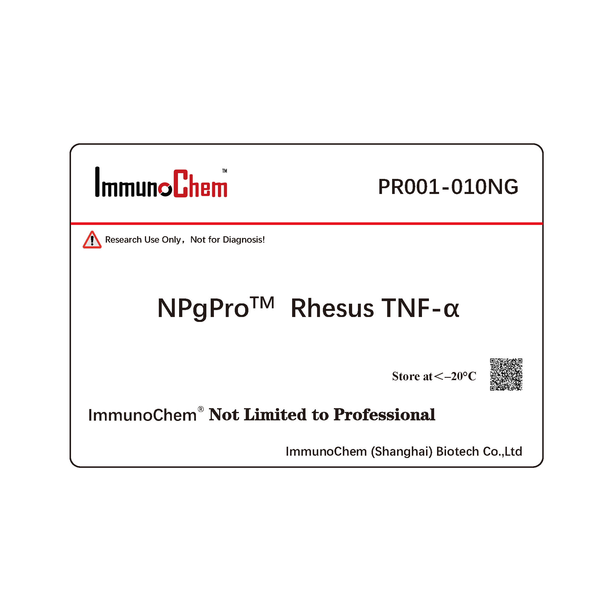 Rhesus TNF-α