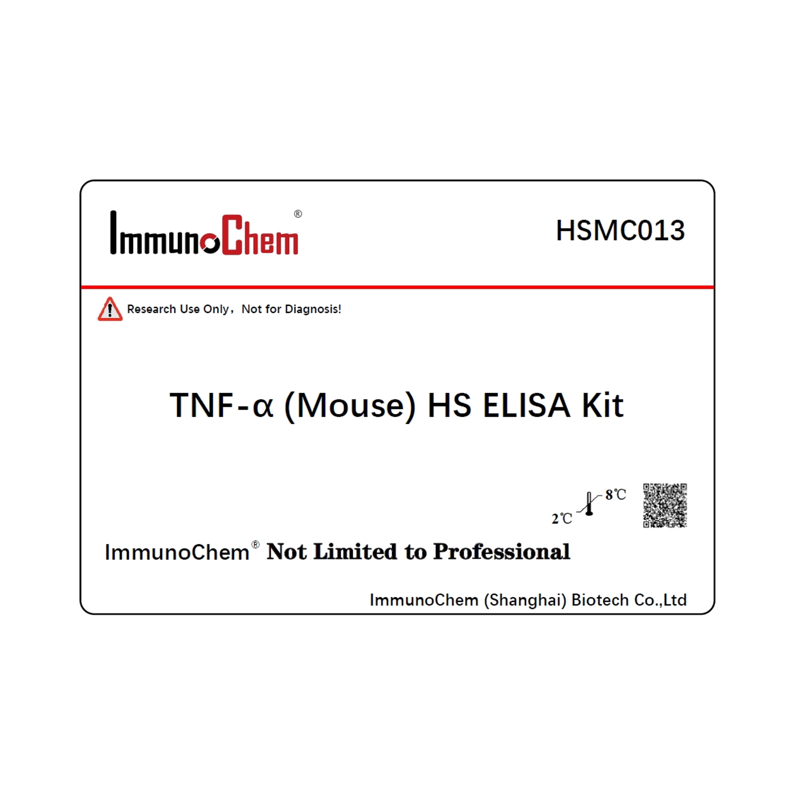 TNF-α (Mouse) HS ELISA Kit