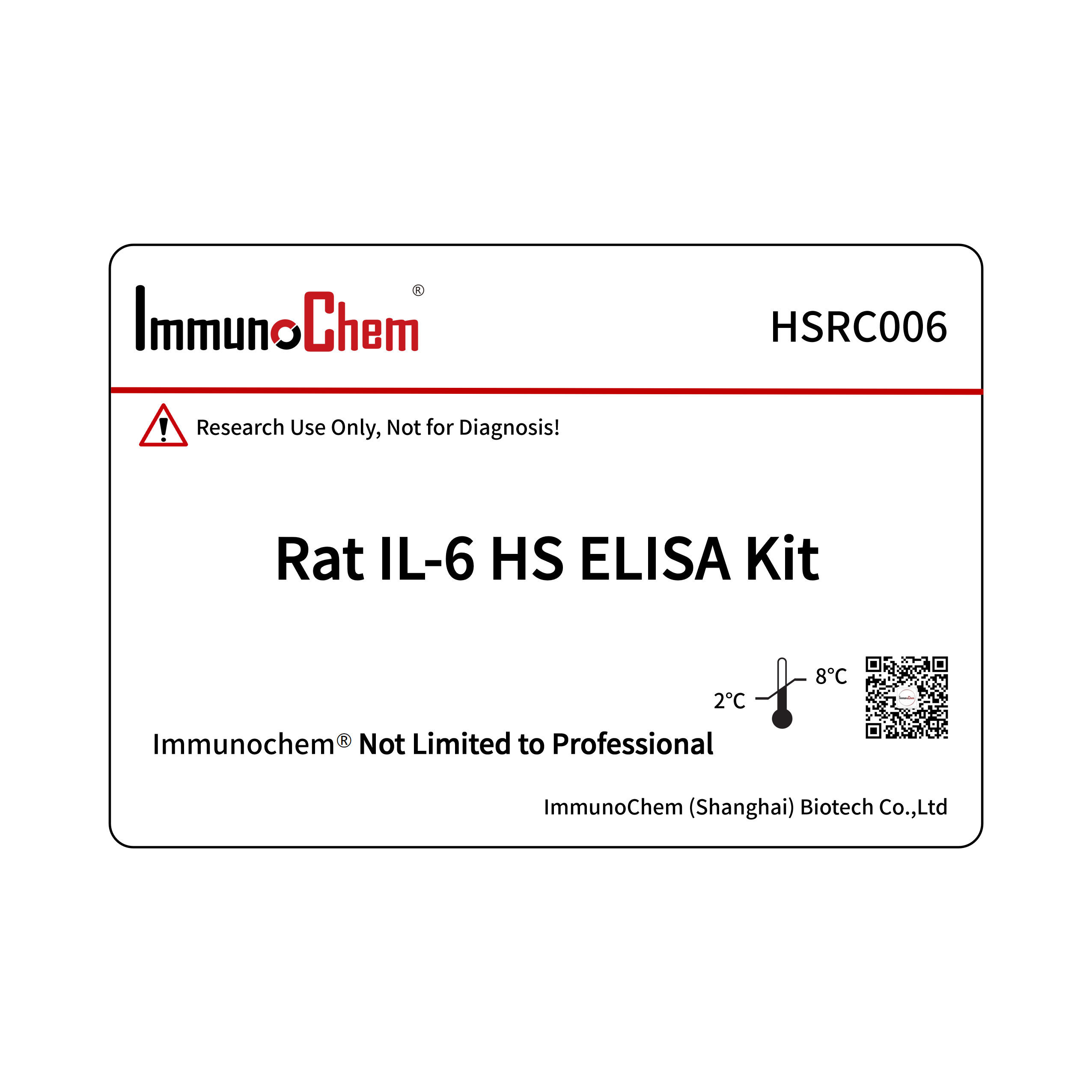 Rat IL-6 HS ELISA Kit
