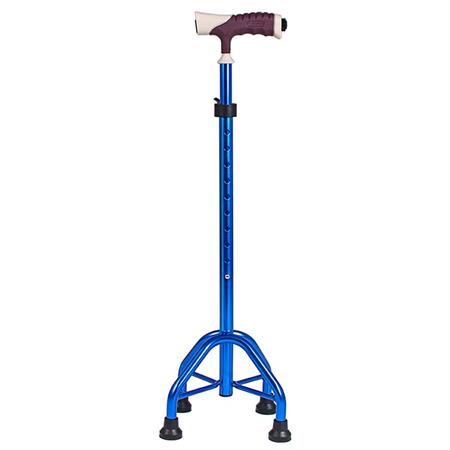 Aluminum alloy crutches for the elderly four-legged telescopic cane for the elderly portable multi-functional non-slip crutch