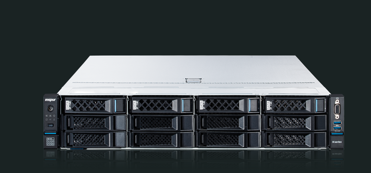 服务器 浪潮/inspur CS5260F/腾云S2500/256G/480G SSD+4TB*2 HDD/支持RAID0/1/5/50/6/60/10