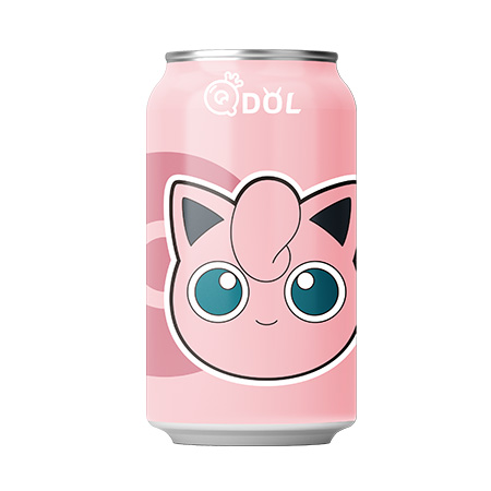 QDOL peach flavored sparkling water