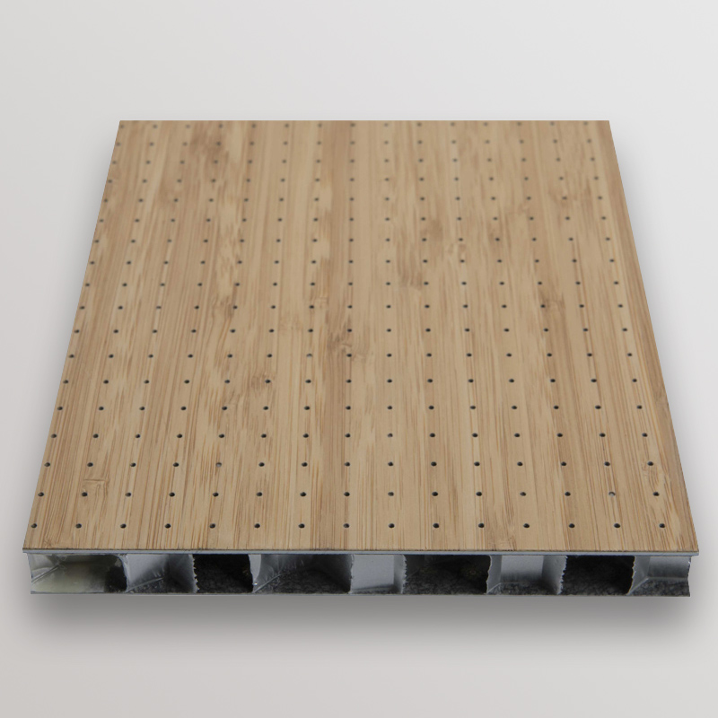 全正吸音蜂窝铝板吸音板夹心铝质蜂窝冲空吸音板轻量化的复合铝蜂窝多层板