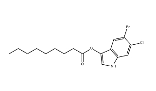 5-溴-6-氯-1H-吲哚-3-基壬酸酯