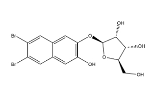 6,7-Dibromo-2,3-Dihydroxynaphthalene β-D-ribofuranoside