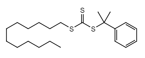 2-苯基-2-丙基十二烷基三硫代碳酸酯S-枯基-S'-十二烷基三硫代碳酸酯