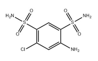 4-Amino-6-chlorobenzene-1,3-disulfonamide