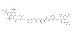 8,8'-[carbonylbis[imino-3,1-phenylenecarbonylimino(4-methyl-3,1-phenylene)carbonylimino]]bisnaphthalene-1,3,5-trisulphonic acid