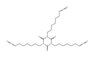 (2,4,6-trioxotriazine-1,3,5(2H,4H,6H)-triyl)tris(hexamethylene) isocyanate