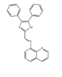 2-(8-quinolylazo)-4,5-diphenylimidazole