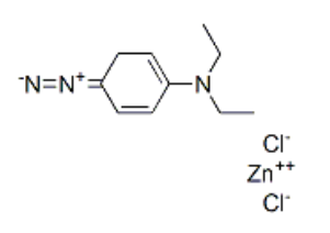 P-DIAZO-N,N-DIETHYLANILINE ZINC CHLORIDE