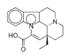 (3alpha,16alpha)-eburnamenine-14-carboxylic acid