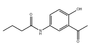 2-Acetyl-4-butyramidophenol